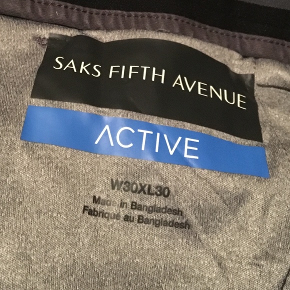 Saks Fifth Avenue Active Gray Pants 30x30 - Picture 4 of 7